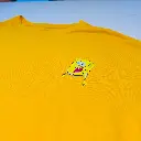 Yellow Tee with Spongeob Design